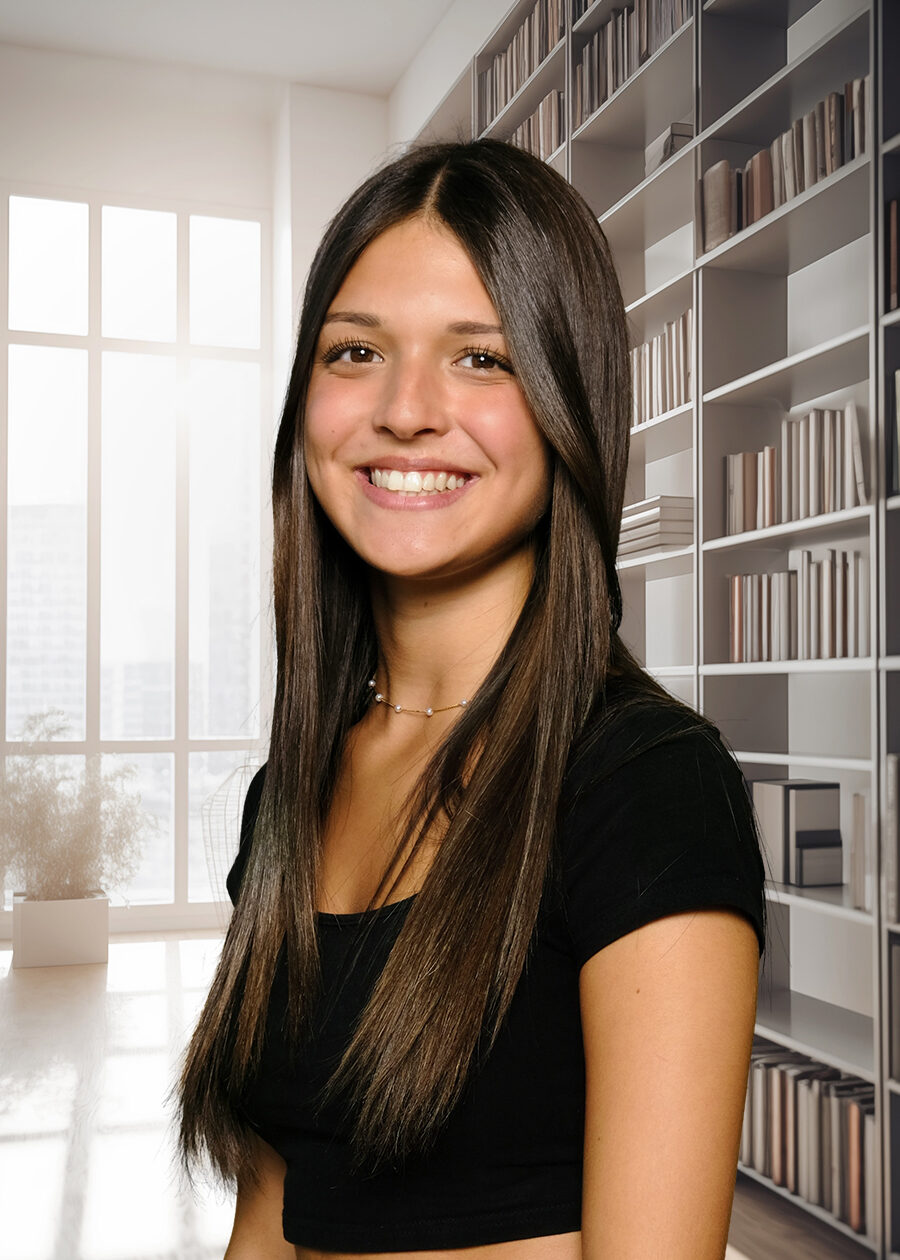 High School Photo on a School Life Background