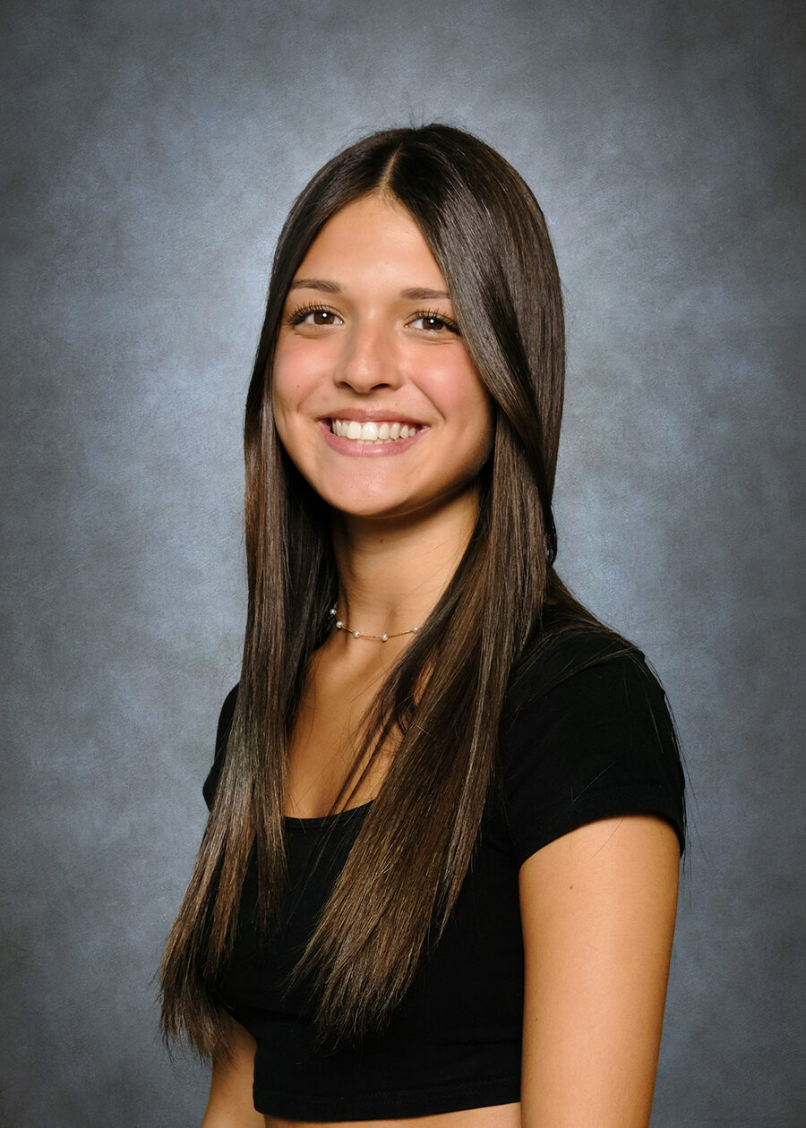 High School Photo on a traditional Background